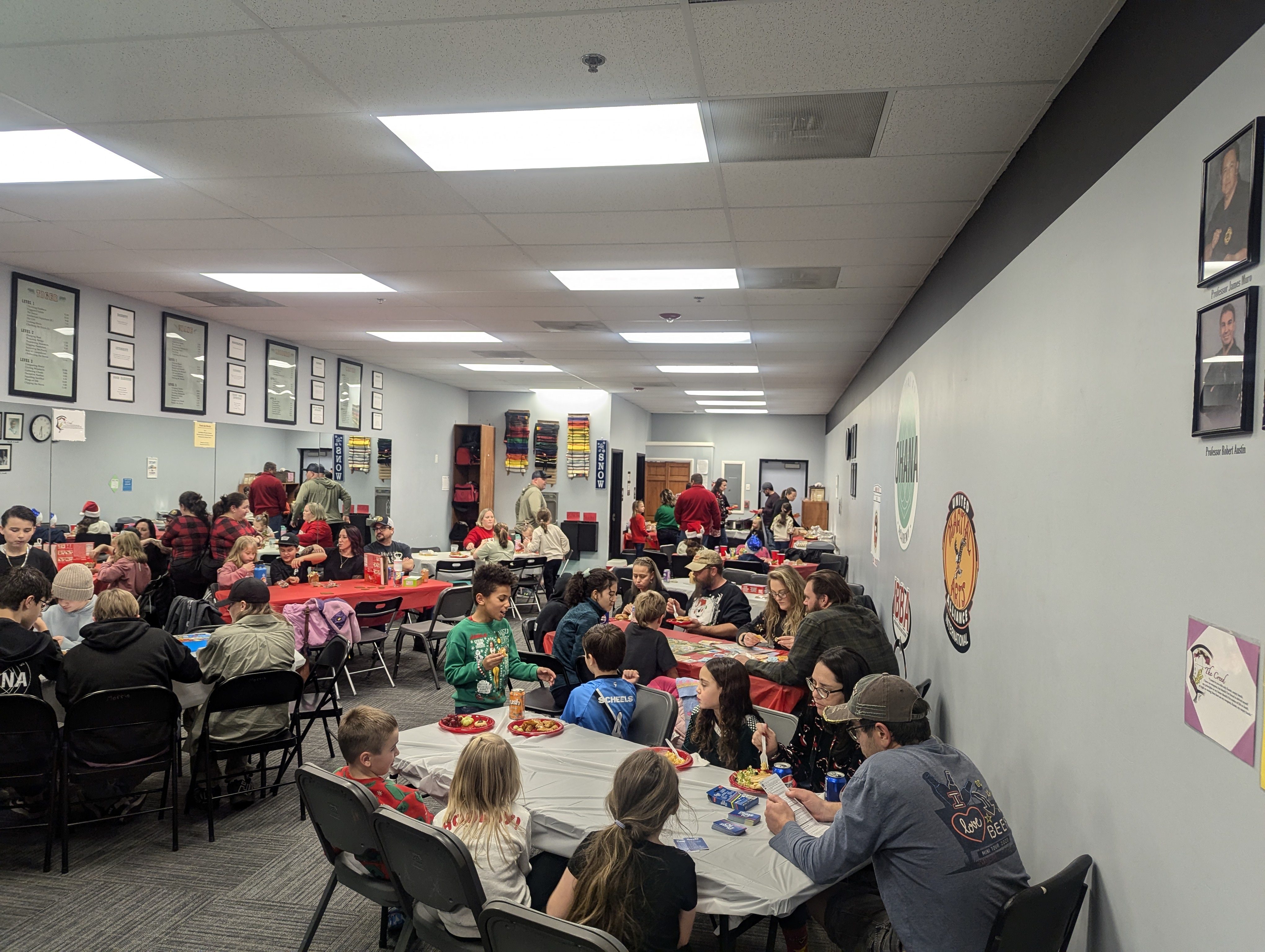 Ohana Martial Arts Academy holiday community gathering