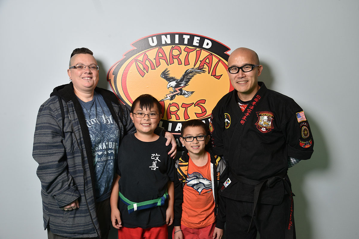 Student family portrait